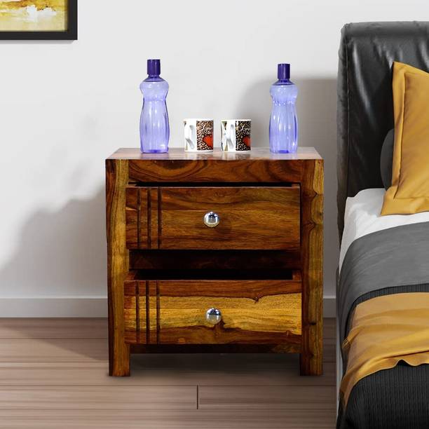 Wood Master Sre Wood Master Sre Side table Side table for bedroom Side table for living room furniture side table bed Side table with drawer side table for bedroom with drawer Solid Wood Side Table(Finish Color - Natural Teak Brown, Pre-assembled) Solid Wood Side Table