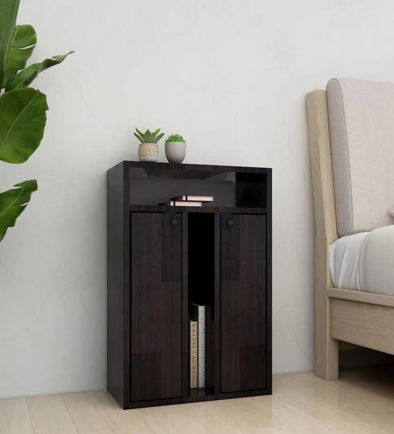Mintwud From Pepperfry Suki Wooden Bedside Table/Wooden Side Table For Bedroom/Home Engineered Wood Bedside Table