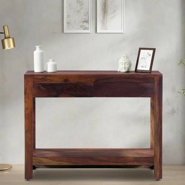 The Furn Club Kalp Solid Wood Console Table