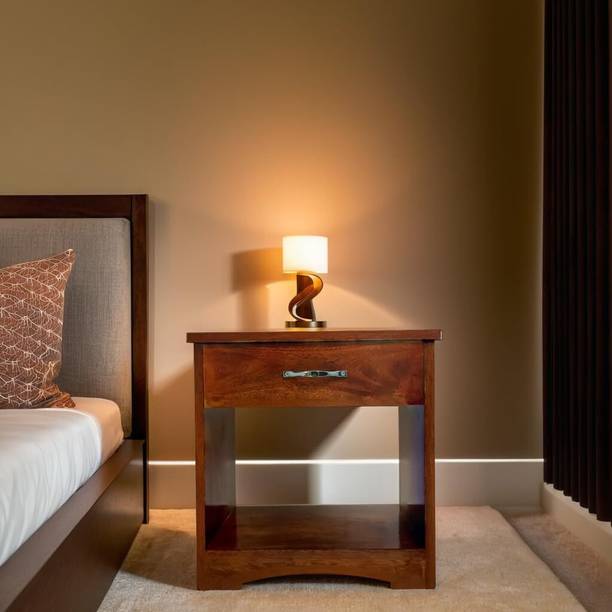 Flipkart Perfect Homes Pure Sheesham Wood Bedside Table Solid Wood Bedside Table
