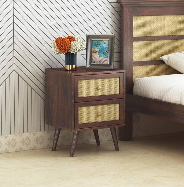SB Handicrat Solid Sheesham Wood Bed Side Table For Bed Room Solid Wood End Table Solid Wood Bedside Table