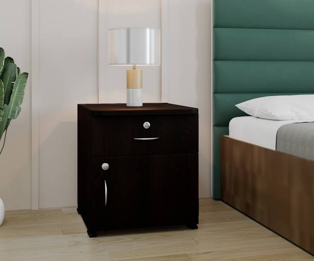 Flipkart Perfect Homes Cozy Engineered Wood Bedside Table Stylish Nightstand for Home & Bedroom Engineered Wood Bedside Table
