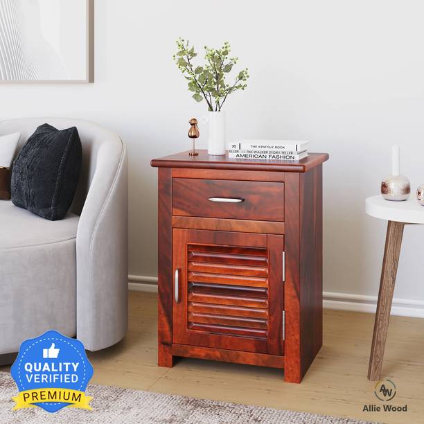 Allie Wood Rosewood (Sheesham) Solid Wood Side Table