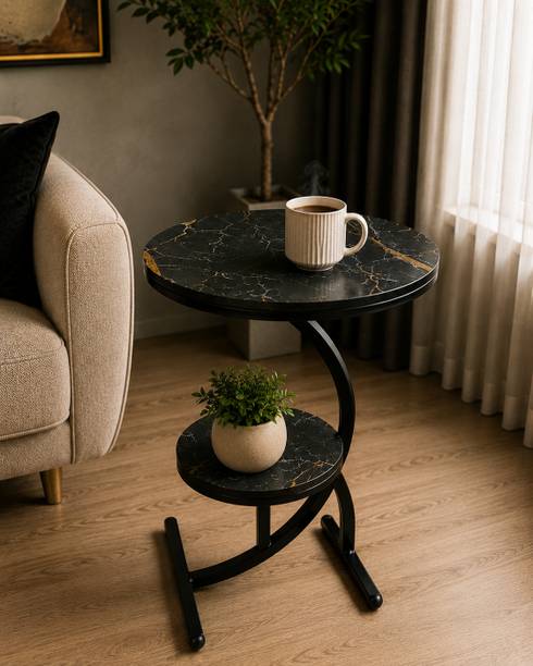 TrendoMart Hub Engineered Wood Side Table