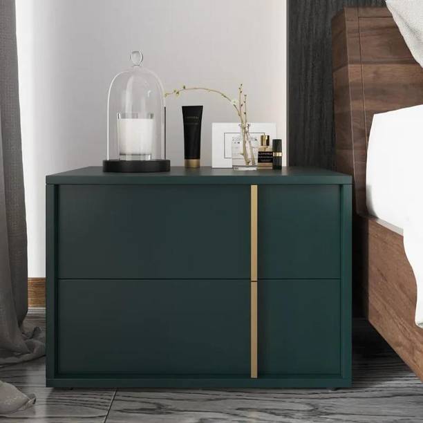 NG Decor Bedroom Living Room End Side Table With Storage Drawer Cabinet Night Stand Engineered Wood Bedside Table