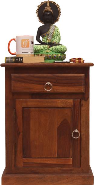 rf royal finish NovaSleep darwer,Cabinet Included,Smooth Corner,12-Month Warrenty,17"x12"x23" Solid Wood Bedside Table
