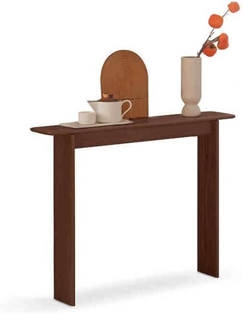 RunamWoods Wooden Console Table Modern Solid Wood Entryway Table for Living Room, Hallway Solid Wood End Table
