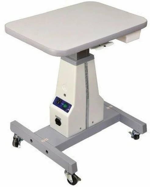 care vision Metal Motorised Table without Drawer for Optical Equipment – Adjustable, Durable Metal Side Table