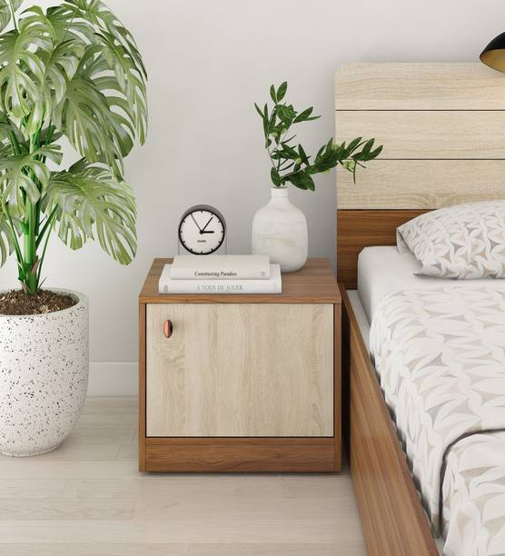 A GLOBIA CREATIONS Stanley Engineered Wood Bedside Table