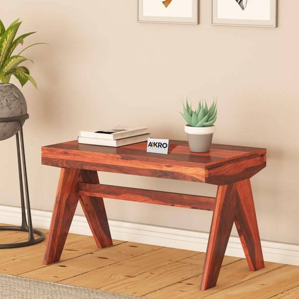 AakroCrafts Solid Wood Wooden Side Entrance Table for Home & Office/Foyer Table Solid Wood Console Table