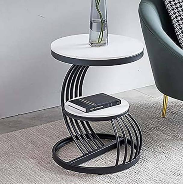 EYLEX EYLEX Round Metal Side End Table Home Decor Accent Furniture for Living Room Metal Side Table