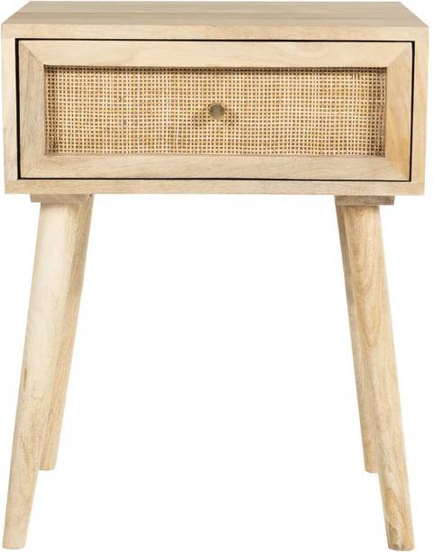 CREATIVE HANDICRAFTS Solid Wood Bedside Table