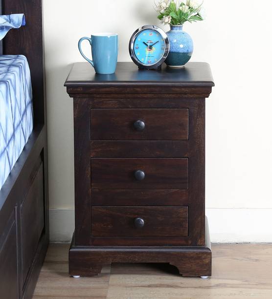 UNITEK FURNITURE Sheehsam ( Rosewood ) Solid Wood Bedside Table