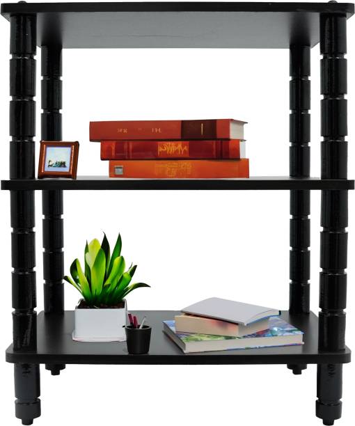 PEDPIX Wooden Multipurpose Storage Shelves - Affordable Bookshelf for Home or Office Engineered Wood Side Table