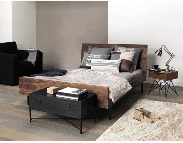 APRODZ "SHeesham Wood Side Table For Bed Room / Living Room|Drawer Storage " Solid Wood Bedside Table