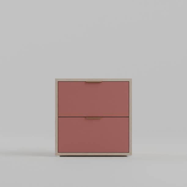 Baasuri Luna Solid Wood Bedside Table