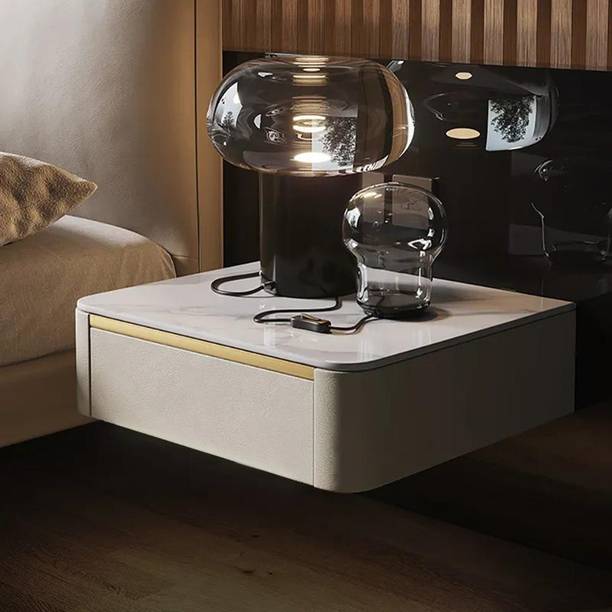 NG Decor Bedroom Living Room End Side Table With Storage Drawer Cabinet Night Stand Engineered Wood Bedside Table