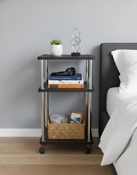 Craft Creations Corner Table - 13 SS Engineered Wood Bedside Table