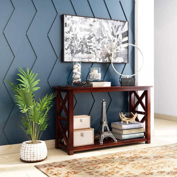 PlusOne Bora Solid Wood Console Table