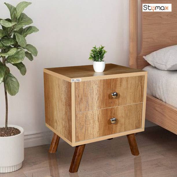 Stymax STYMAX 2 DRAWERS BEDSIDE TABLE Engineered Wood Bedside Table