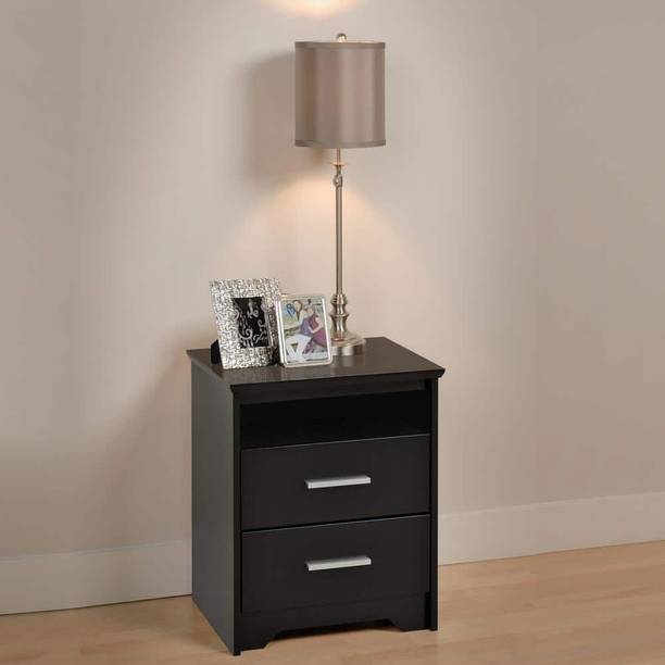 TRUE FURNITURE Sheesham (Roswood ) 2 Drawer &1 Self, Bed Side, Night Stand Solid Wood Side Table