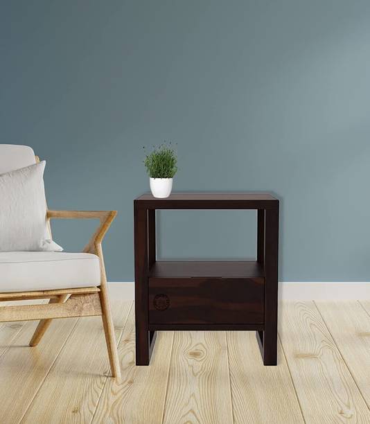 SHRI MINTU'S Solid Sheesham Wood Bed Side Table For Bed Room / Living Room Solid Wood Side Table