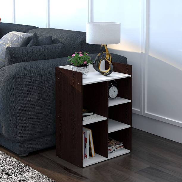ANIKAA Saggy End Table Engineered Wood Bedside Table