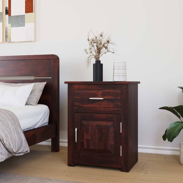 Allie Wood Rosewood ( Sheesham ) Solid Wood Bedside Table
