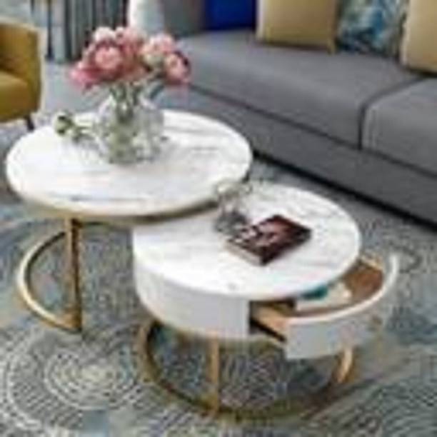 S.K furniture art Fordable Engineered Wood Side Table