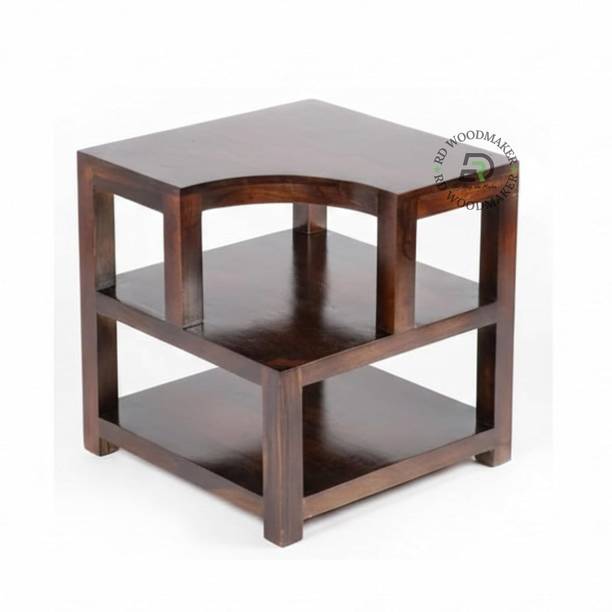 RD WOODMAKER Solid Wood Corner Table
