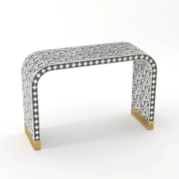 JODHA Bone Inlay Sunflower Solid Wood Side Table