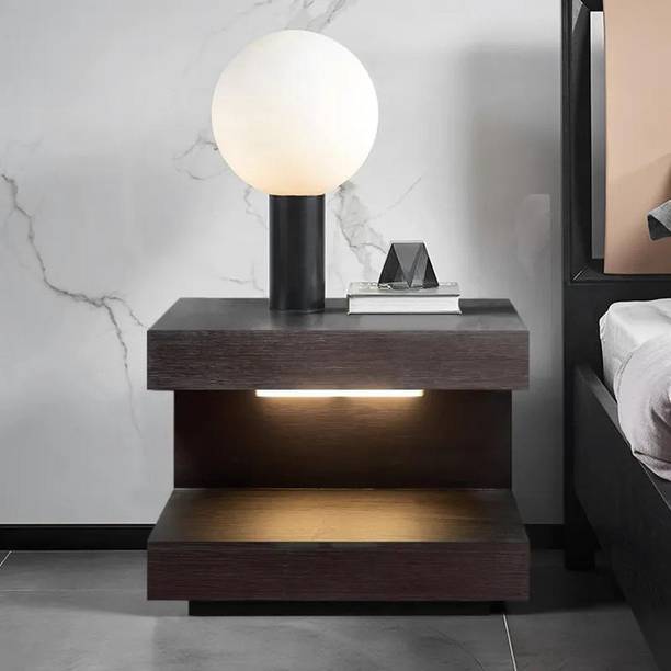NG Decor Bedroom Living Room End Side Table With Storage Drawer Cabinet Night Stand Engineered Wood Bedside Table