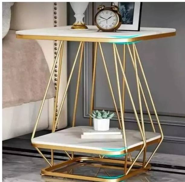 S.K furniture art Fordable Solid Wood Side Table