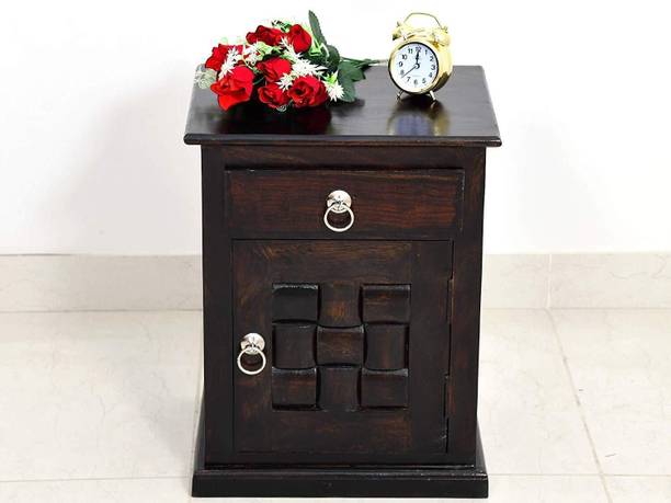 EWOOD Sheesham Wood Bedside Tables/Wooden Bed Side Tables with Drawers For Home Solid Wood Bedside Table