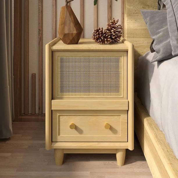 NG Decor Bedroom Living Room End Side Table With Storage Drawer Cabinet Night Stand Engineered Wood Bedside Table