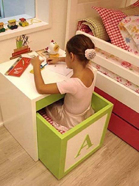 Allie Wood MDF Wood Kids Bed Side Table for living room Engineered Wood Side Table