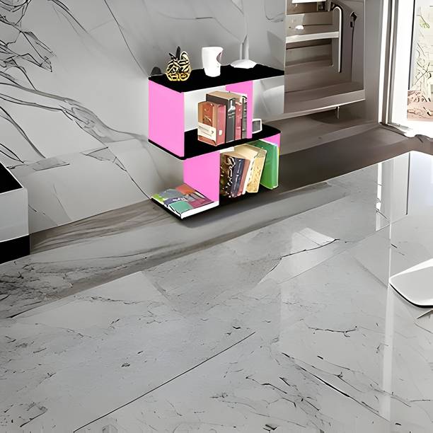 Livster Modern Wooden MDF End Table – Compact Side Table for Living Room or Bedroom Engineered Wood End Table