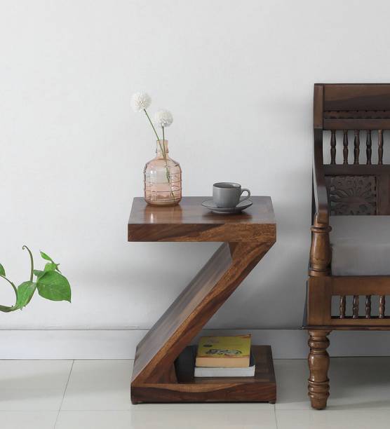 Woodsworth from Pepperfry Jelks Sheesham Wood End Table in Scratch Resistant Provincial Teak Finish Solid Wood End Table