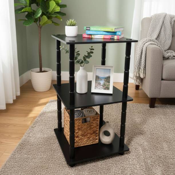 APGgroup 3 tier square wenge Engineered Wood Corner Table