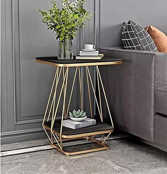 Unique Arts Shoppee Unique Arts Gleaming Iron Haven: A Stylish Metal Side Table for Modern Spaces Metal Side Table