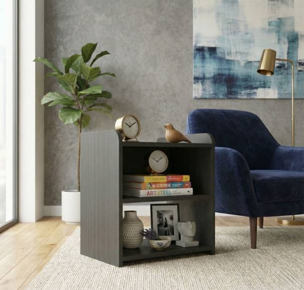 NITVANI HANDICRAFT Compact MDF Bedside Table cum Storage Shelf – Modern Nightstand for Small Spaces Engineered Wood Bedside Table
