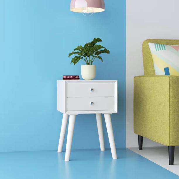 THE WOODEN CITY Solid Wood Bedside Table