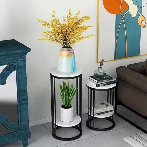 etiquette art Sofa Table End Table Space Saving Side Table for Living Room Engineered Wood End Table