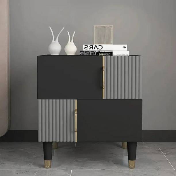 NG Decor Bedroom Living Room End Side Table With Storage Drawer Cabinet Night Stand Engineered Wood Bedside Table