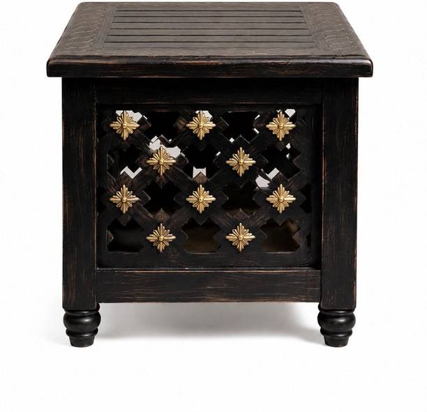 simheed traders SIM-STR-07 Engineered Wood Bedside Table