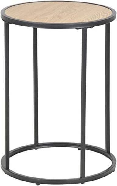 Indian Decor 48203 Sofa Side End Table, Round Coffee Table 40 cm Metal Side Table