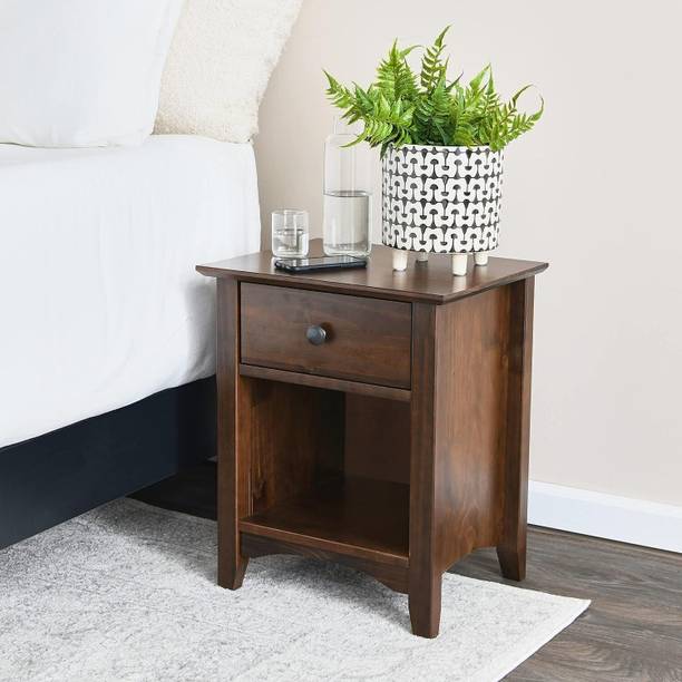 UNITEK FURNITURE Sheesham ( Rosewood ) 1 Drawer Bed Side Table For Living Room Solid Wood Bedside Table