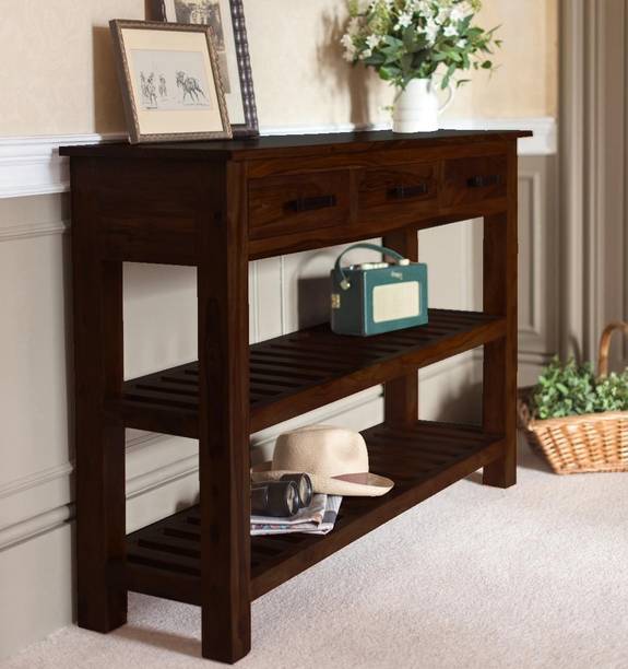 Angel Furniture Stripped Solid Wood Console Table