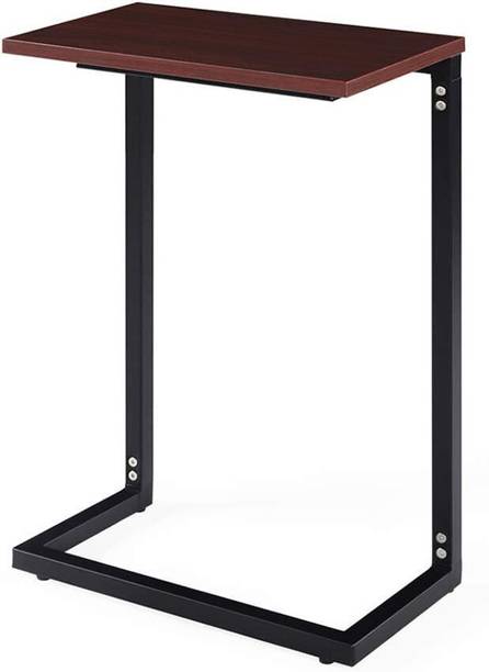Indian Decor 44554 Space Saving C Shaped End Table Side Snack End Table Metal Side Table