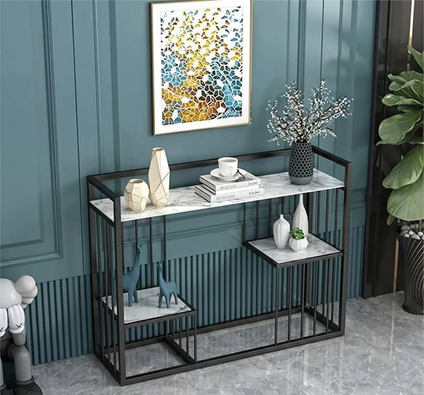 ARTROCK Hallway Entrance Table, Decorative Display Rack for Home Office Bedroom Engineered Wood Console Table